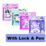Novelty Notebook with Pen & Lock 